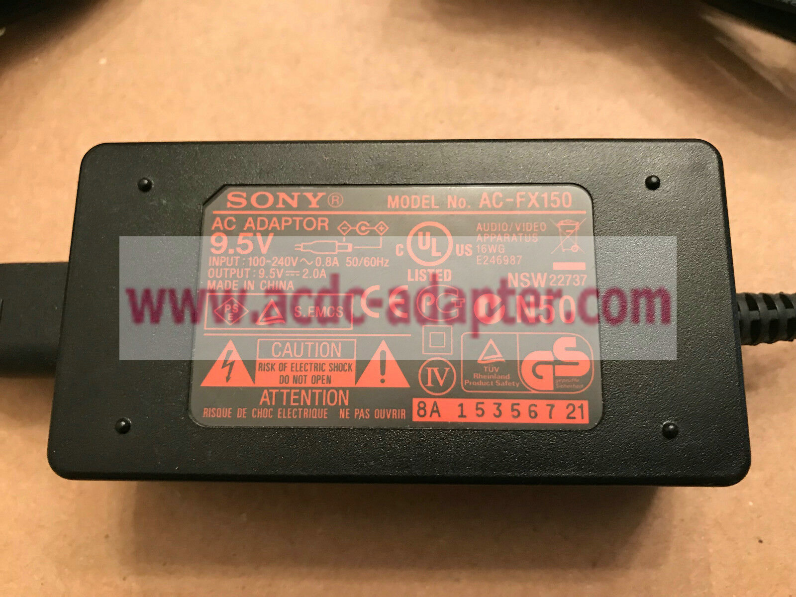 Original 9V DC 1.5A Sony AC-FX150 Charger AC Adapter Original 9V DC 1.5A Sony AC-FX150 Charger AC Adapter